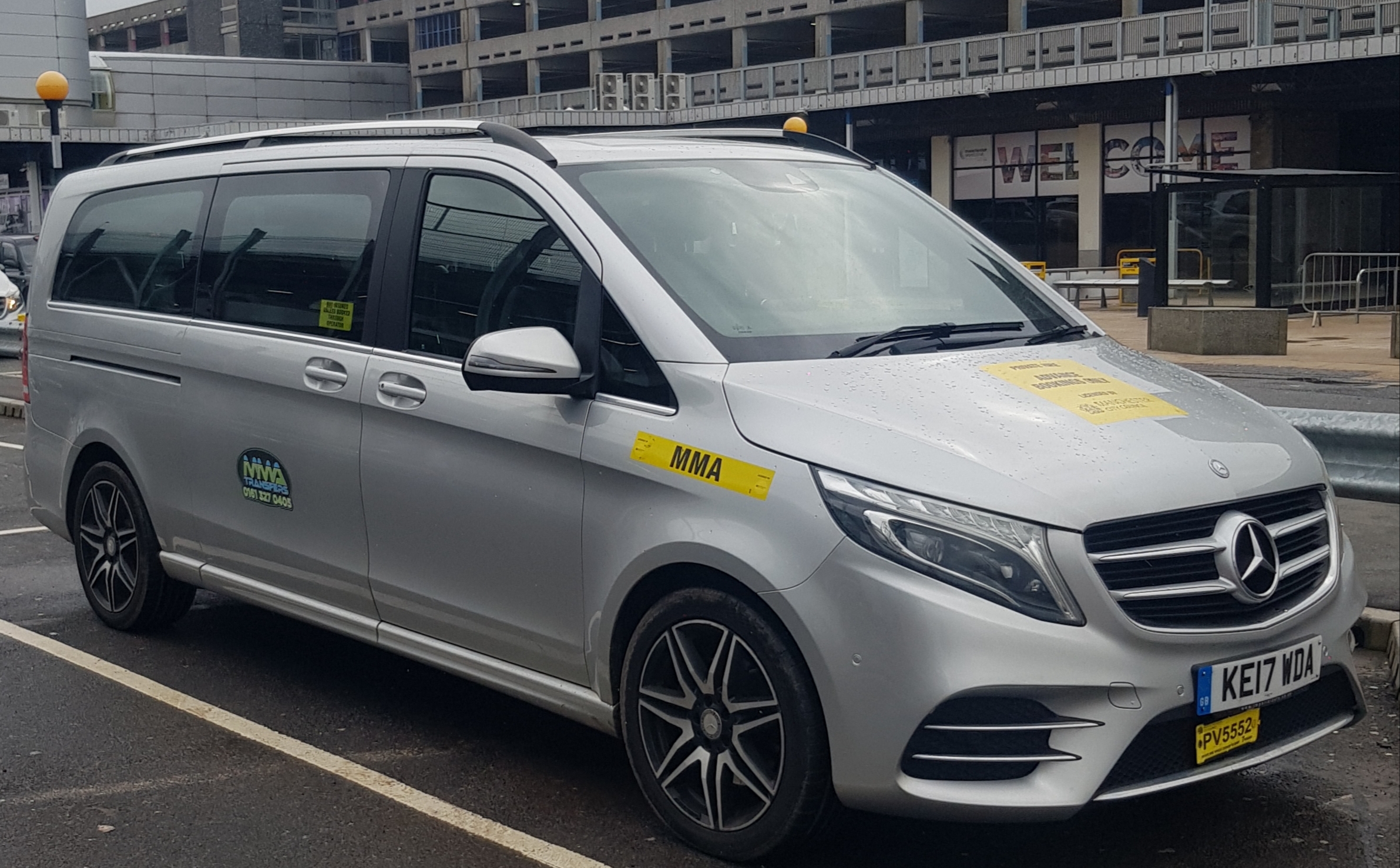 Book a Minibus Taxi Service to Manchester Airport from Abergele